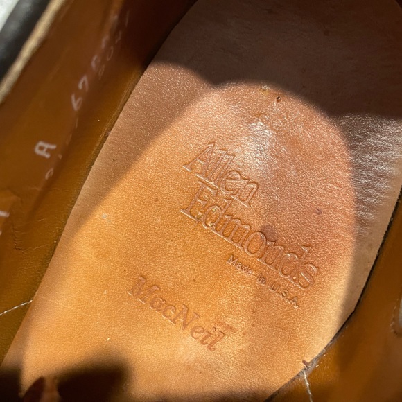 Allen Edmonds unique brogues MacNeils sz 11 A longwing barely worn US made SALE! - Picture 2 of 16